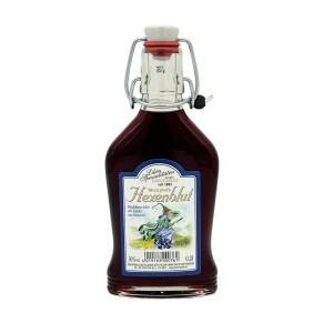 Hexenblut Heidelbeer-Likör mit Kräuterauszug
