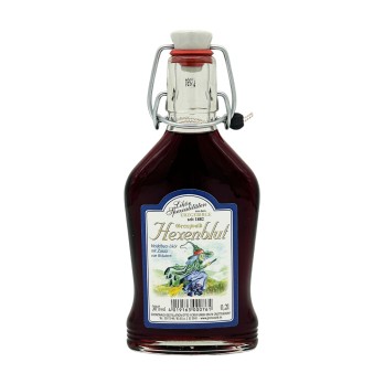 Hexenblut Heidelbeer-Likör mit Kräuterauszug